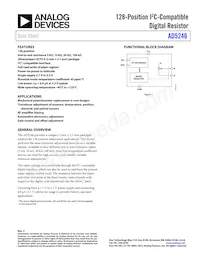 AD5246BKSZ10-R2 Datenblatt Cover