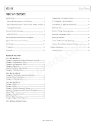 AD5246BKSZ10-R2 Datasheet Pagina 2