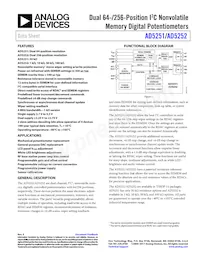 AD5251BRUZ100-RL7 Datasheet Copertura