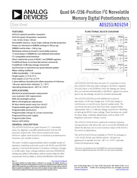 AD5253BRUZ1-RL7 Datasheet Copertura