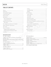 AD5258BRMZ100-R7 Datasheet Pagina 2