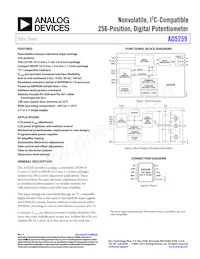 AD5259BCPZ50-R7 Datasheet Cover
