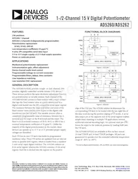 AD5262BRU50-REEL7 Datasheet Copertura