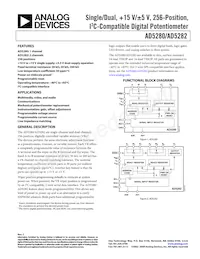 AD5282BRU50-REEL7 Datenblatt Cover