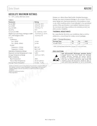 AD5293BRUZ-50-RL7 Datasheet Pagina 9