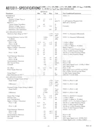 AD73311ARZ-REEL Datasheet Pagina 2