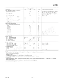 AD73311ARZ-REEL Datasheet Page 5