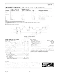 AD7740YRM-REEL7 Datasheet Pagina 3