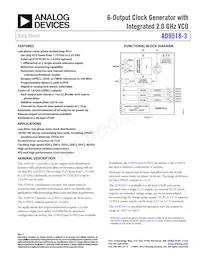 AD9518-3ABCPZ-RL7 Datenblatt Cover