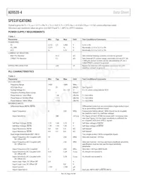 AD9520-4BCPZ-REEL7數據表 頁面 4