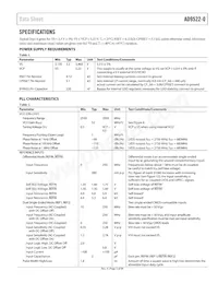 AD9522-0BCPZ-REEL7 Datasheet Pagina 5