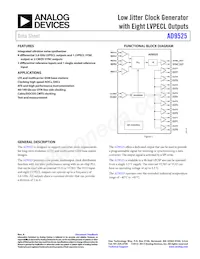 AD9525BCPZ-REEL7數據表 封面