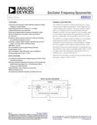 AD9552BCPZ-REEL7數據表 封面