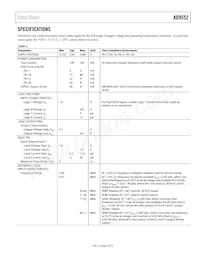 AD9552BCPZ-REEL7 Datenblatt Seite 3