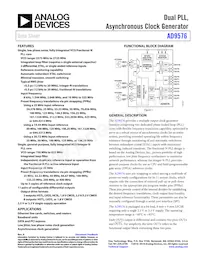 AD9576BCPZ-REEL7 Datasheet Copertura