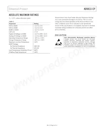 AD9833SRMZ-EP-RL7 Datasheet Pagina 5