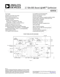 AD9956YCPZ-REEL7數據表 封面