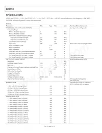 AD9959BCPZ Datasheet Pagina 4