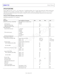 ADAU1761BCPZ-RL Datasheet Page 4