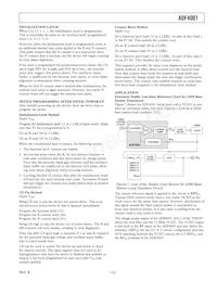 ADF4001BRU-REEL7 Datasheet Pagina 13