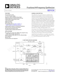 ADF4154BCPZ-RL7 Datasheet Copertura