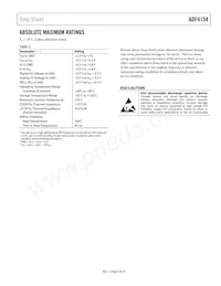 ADF4154BCPZ-RL7 Datasheet Pagina 5