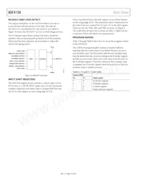 ADF4154BCPZ-RL7 Datasheet Pagina 10