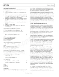 ADF4154BCPZ-RL7 Datasheet Pagina 18