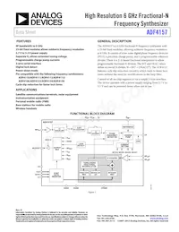 ADF4157BRUZ-RL7數據表 封面