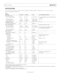 ADF4212LBCPZ-RL7 Datasheet Pagina 3