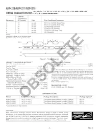 ADF4216BRUZ-RL數據表 頁面 4