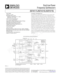 ADF4218LBRUZ-REEL7 Datenblatt Cover