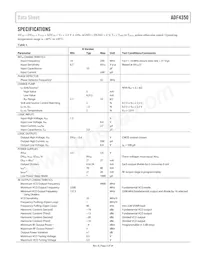 ADF4350BCPZ-RL Datasheet Pagina 3