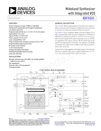 ADF4351BCPZ Datasheet Cover