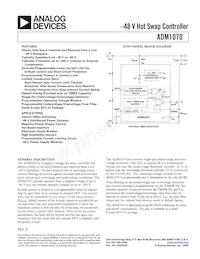 ADM1070ARTZ-REEL Datasheet Cover