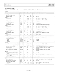 ADM1270ACPZ-R7數據表 頁面 3