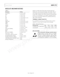 ADM1270ACPZ-R7 Datasheet Page 5