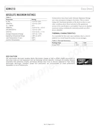ADM4210-2AUJZ-RL7 Datasheet Page 4