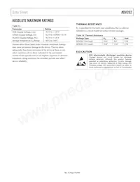 ADV202BBCZRL-150 Datasheet Pagina 19
