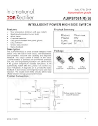 AUIPS7081S Datenblatt Cover