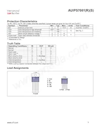 AUIPS7081S數據表 頁面 5