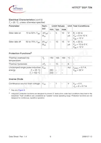 BSP75NNT Datasheet Pagina 6