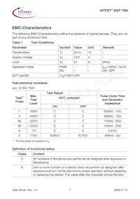 BSP75NNT Datasheet Pagina 7