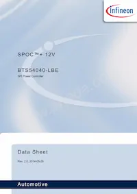 BTS54040LBEAUMA1 Datasheet Copertura