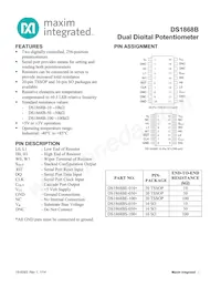 DS1868BE-010+T/R數據表 封面