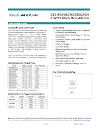 DS21604SN Datasheet Copertura