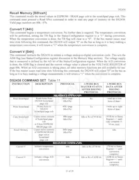 DS2438AZ/T&R Datasheet Pagina 21