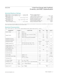 DS2784G+T&R Datasheet Page 2