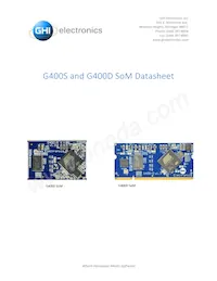 G400S-SM-480數據表 封面