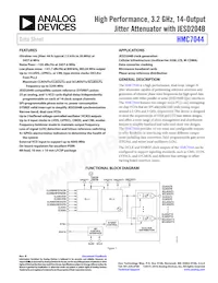 HMC7044LP10BE Datenblatt Cover